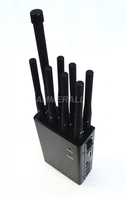 8 Antennas 3G Bộ gây nhiễu tín hiệu 4G Thiết bị chặn cầm tay WiFi Thiết bị chặn tín hiệu GPS