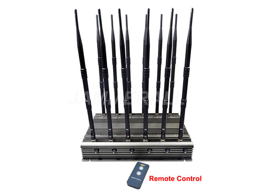 Bộ gây nhiễu tín hiệu 3G có thể điều chỉnh cho WiFi LOJACK UHF VHF với điều khiển từ xa