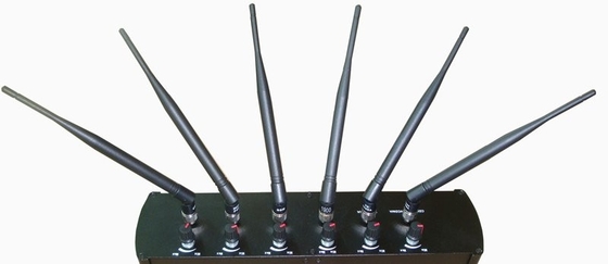 Máy tính để bàn có thể điều chỉnh 6 Anten Điện thoại di động Tín hiệu ức chế GPS L1 WiFi 2.4G Blocker