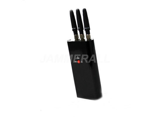 chất lượng  3 Antennas Portable Cell Phone Jammer , Mini - Pocket Size Mobile Signal Jammer nhà máy sản xuất