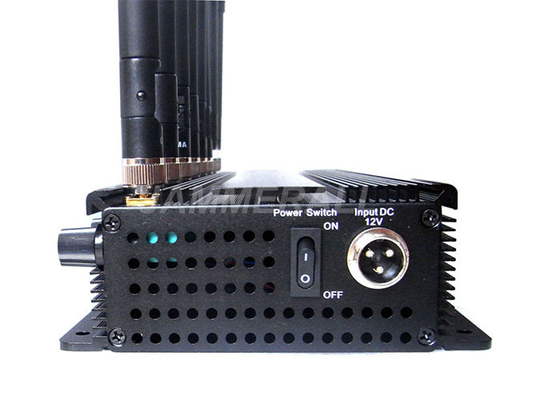 Thiết bị gây nhiễu UHF VHF hiệu quả, ức chế WiFi 3G 4G với ăng ten định hướng Omni