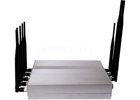 Mutifal UHF VHF Jammer Điện thoại di động GPS WiFi Blocker Desktop 8 Anten