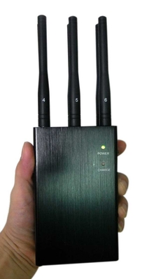 Bộ chặn WiFi 3G 4G Điện thoại di động Máy gây nhiễu Điện thoại di động có thể lựa chọn 6 băng tần với bộ chuyển đổi AC