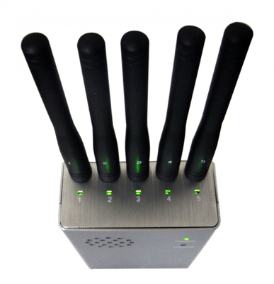 5 băng tần Blutooth WiFi Jammer GPS Tất cả Trình chặn camera không dây 3W 50-60Hz